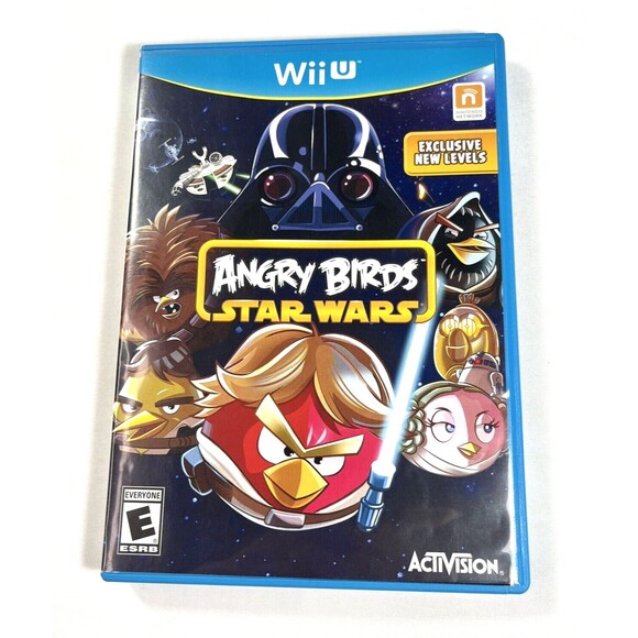 Angry Birds Star Wars Video Game Nintendo Wii U Complete with Manual Tested - Picture 1 of 8